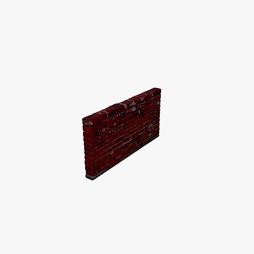 Red Brick Wall model pack
